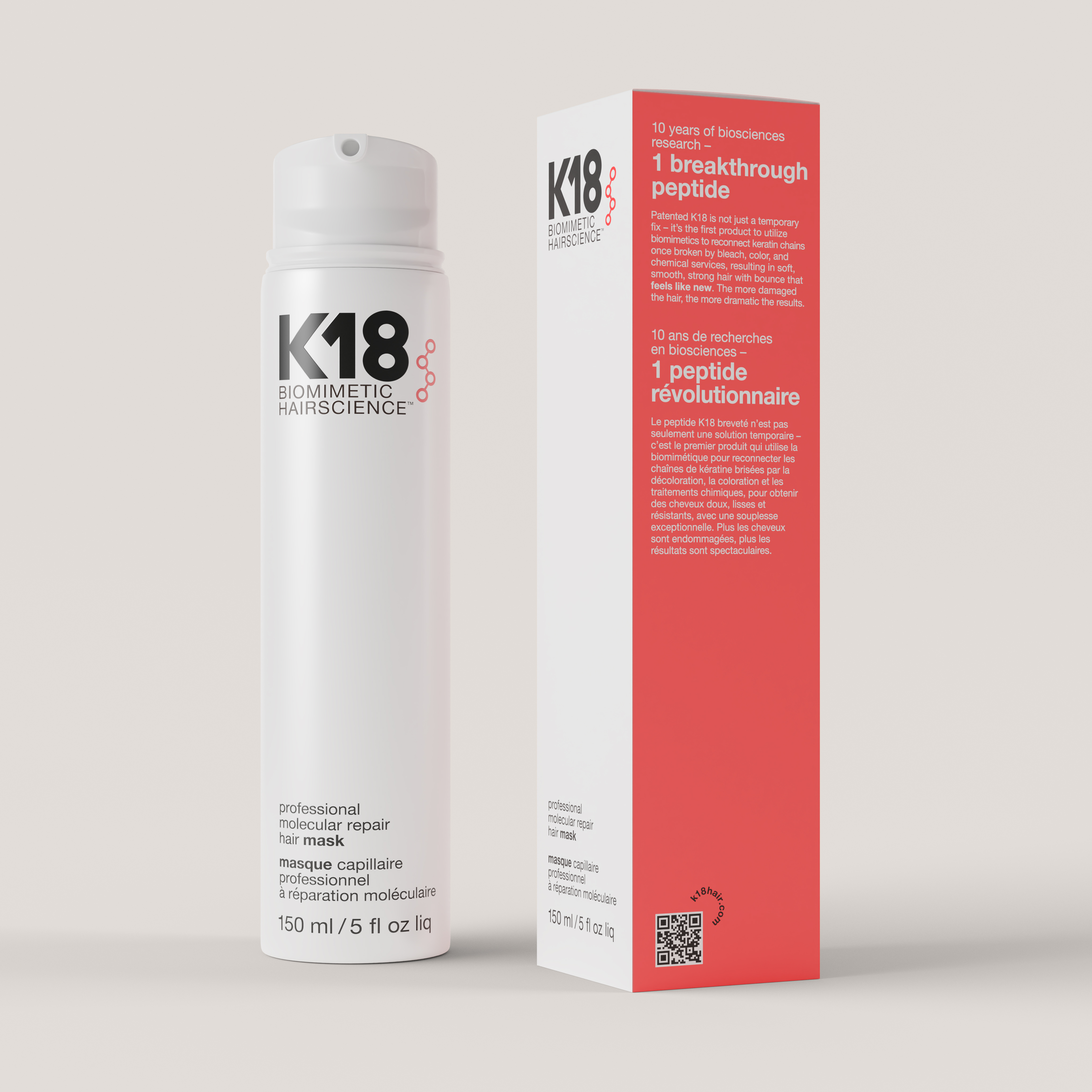 K18 Professional Molecular Mascarilla Reparadora 150 ml
